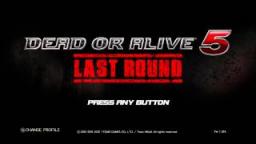 Dead or Alive 5: Last Round Title Screen